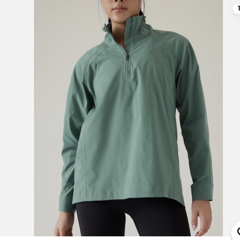 NWT Athleta Advantage Poplin Top